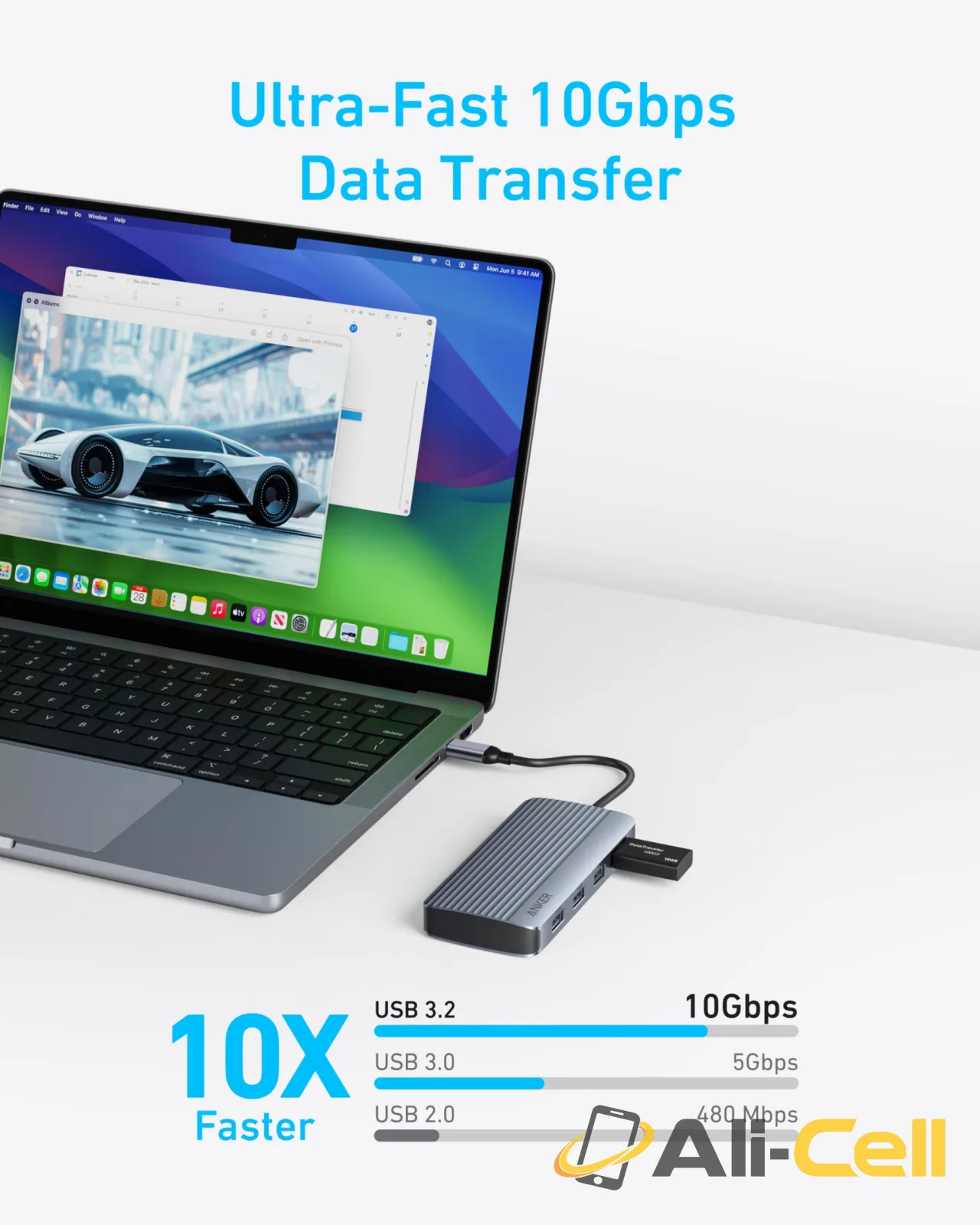 Refurbished Anker USB-C Hub (7-in-1, Dual Display) — 5
