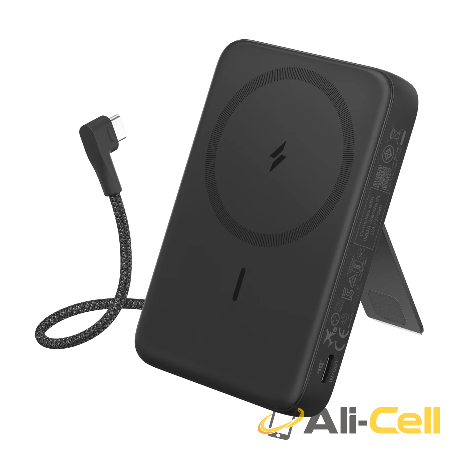 Anker Zolo Magnetic Power Bank (10K, 30W, Built-in USB-C Cable) (Aurora White) — 2