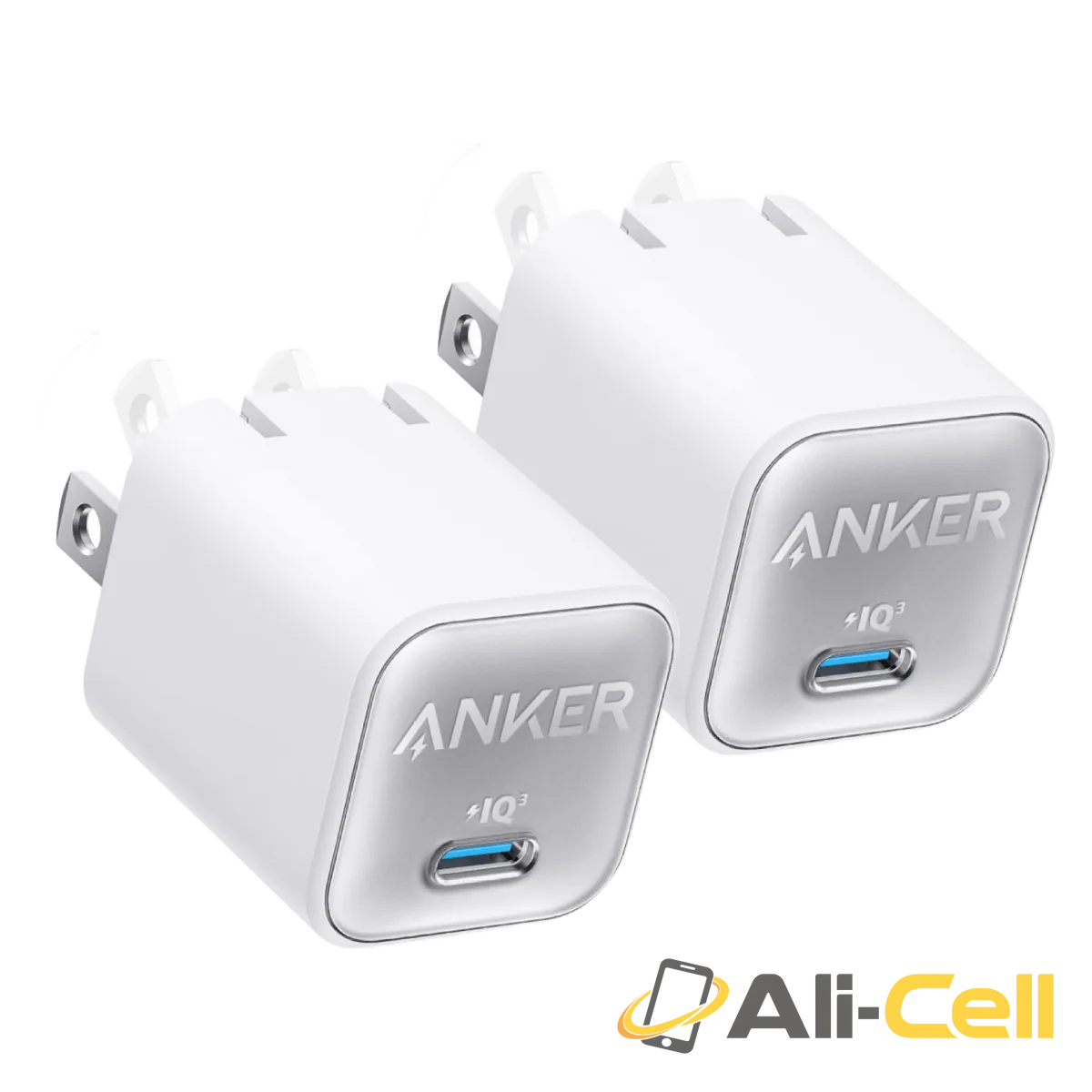 Anker Nano Charger (30W, 2-Pack) (Aurora White Charger * 2)