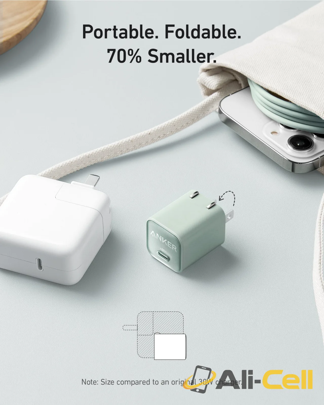 Anker Nano Charger (30W, 2-Pack) (Aurora White Charger * 2) — 6