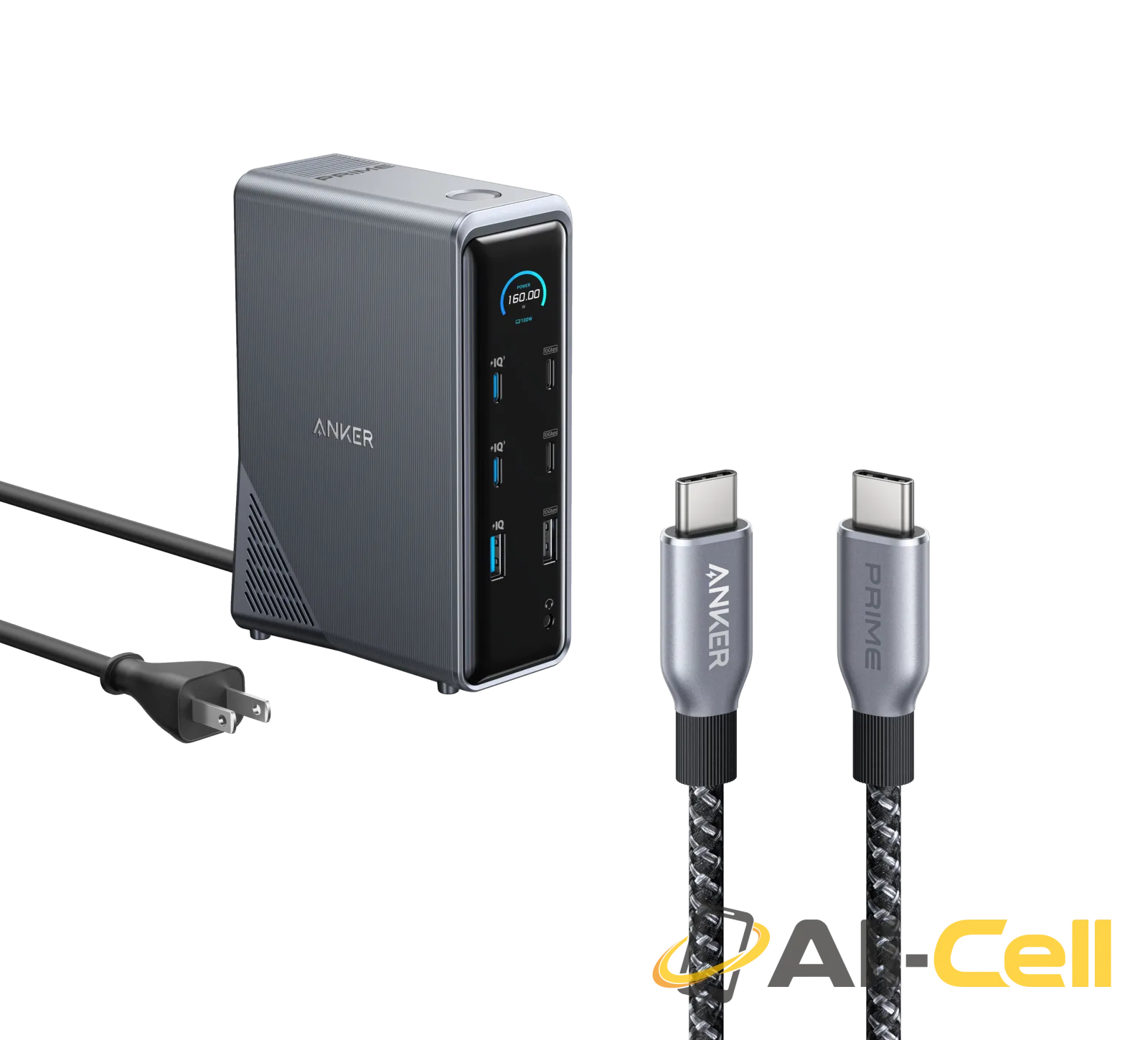 Anker Prime Charging Docking Station with 240W USB-C to USB-C Cable (Docking Station with 6 ft USB-C Cable) — 2