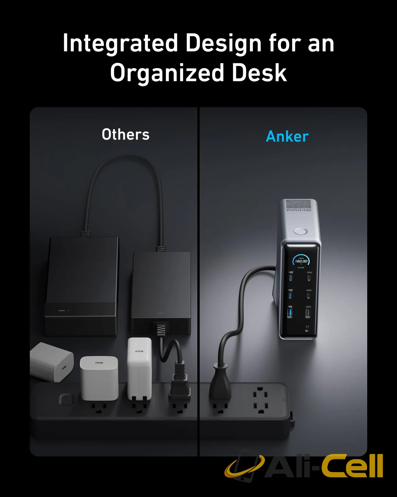 Anker Prime Charging Docking Station with 240W USB-C to USB-C Cable (Docking Station with 6 ft USB-C Cable) — 3