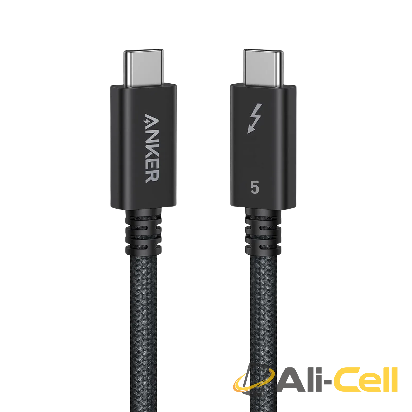 Anker Prime Thunderbolt 5 Cable (3.3 ft / 1.7 ft, 80 Gbps, 240W) (1.7 ft / Black)