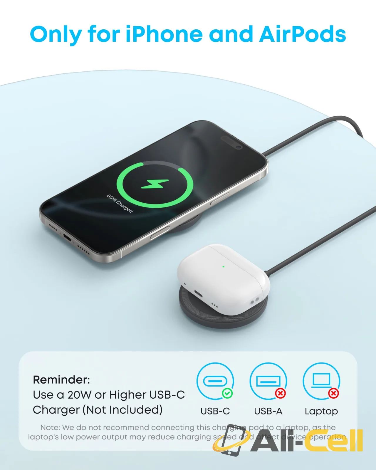 Anker Zolo Magnetic Wireless Charger (2-Pack) (Black Stone) — 7