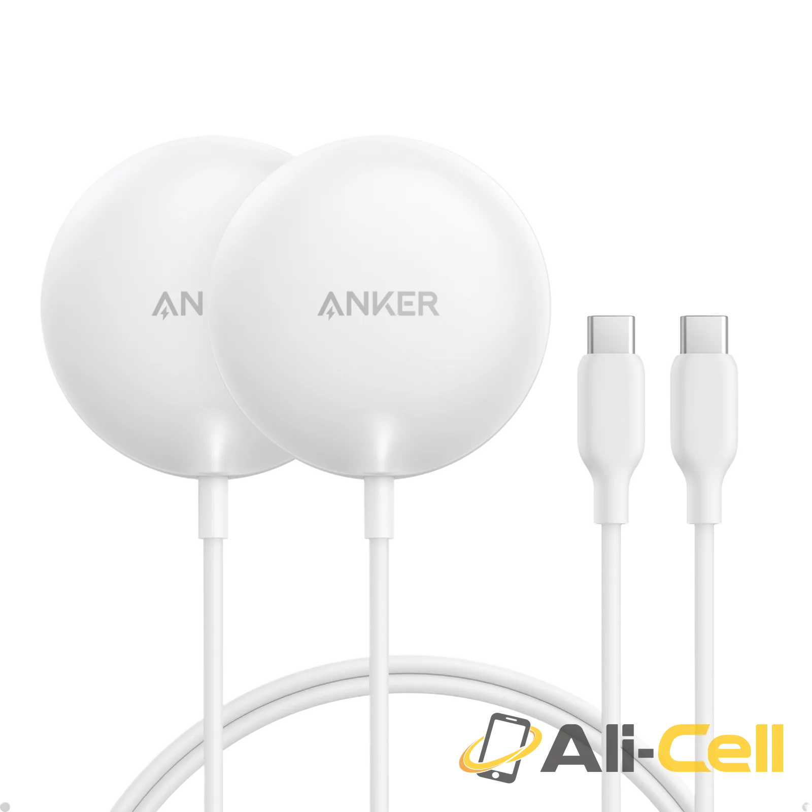Anker Zolo Magnetic Wireless Charger (2-Pack) (Shell White)