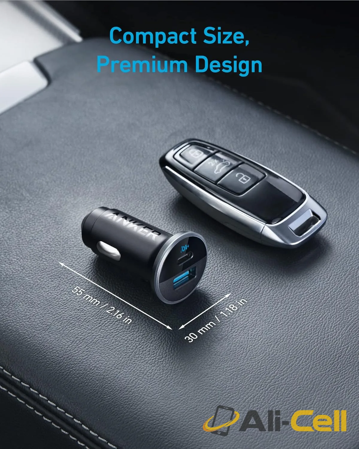 Anker 323 Car Charger (52.5W) — 5