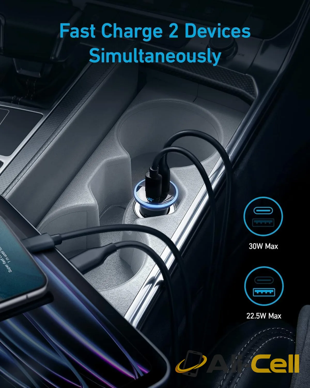 Anker 323 Car Charger (52.5 W) — 3