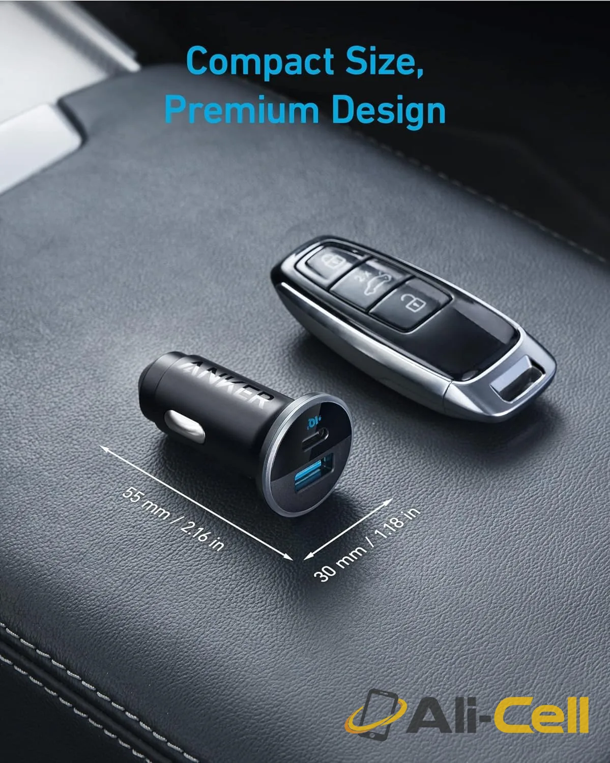 Anker 323 Car Charger (52.5 W) — 5
