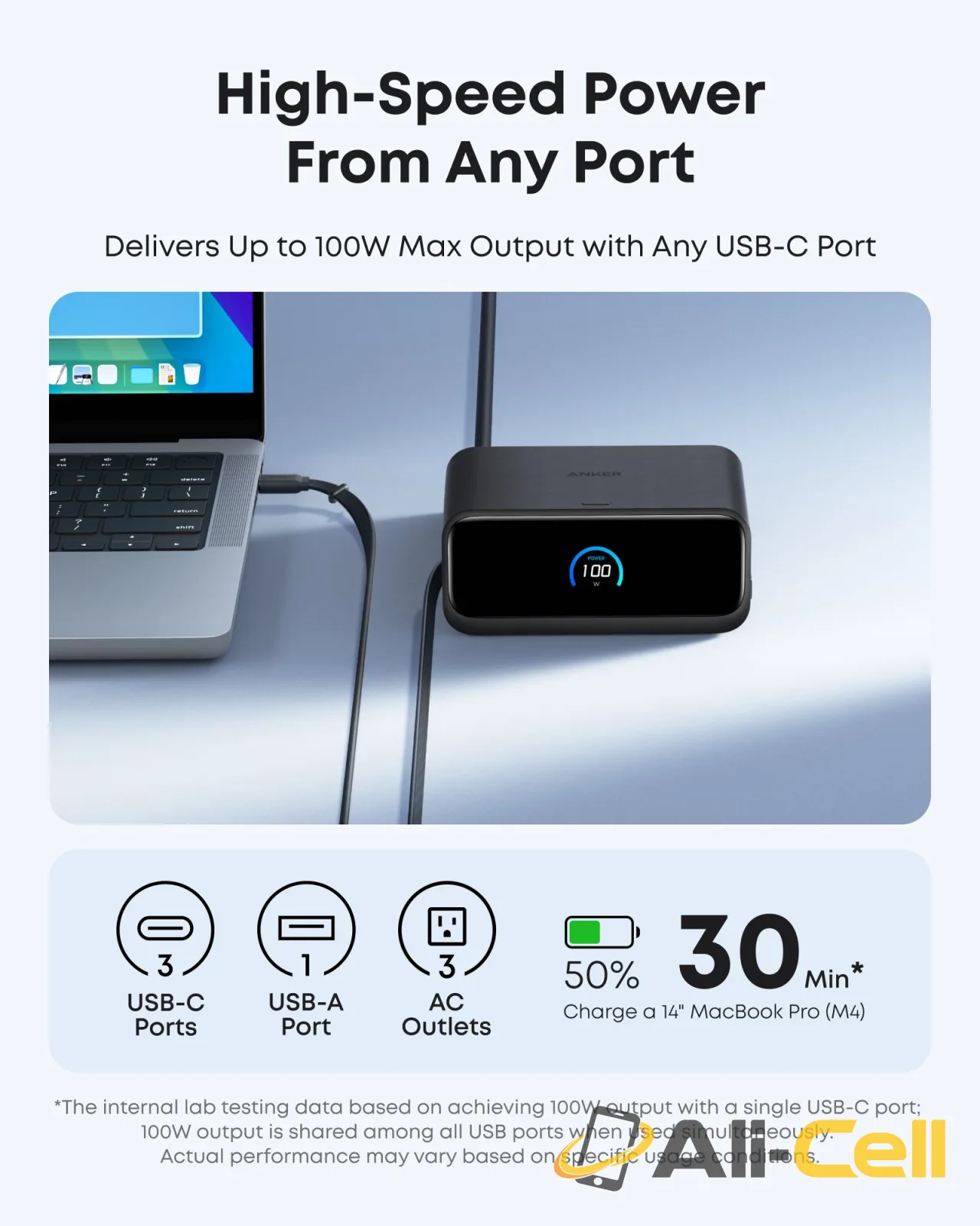 Anker Nano Charging Station (7-in-1, 100W) (Black) — 5