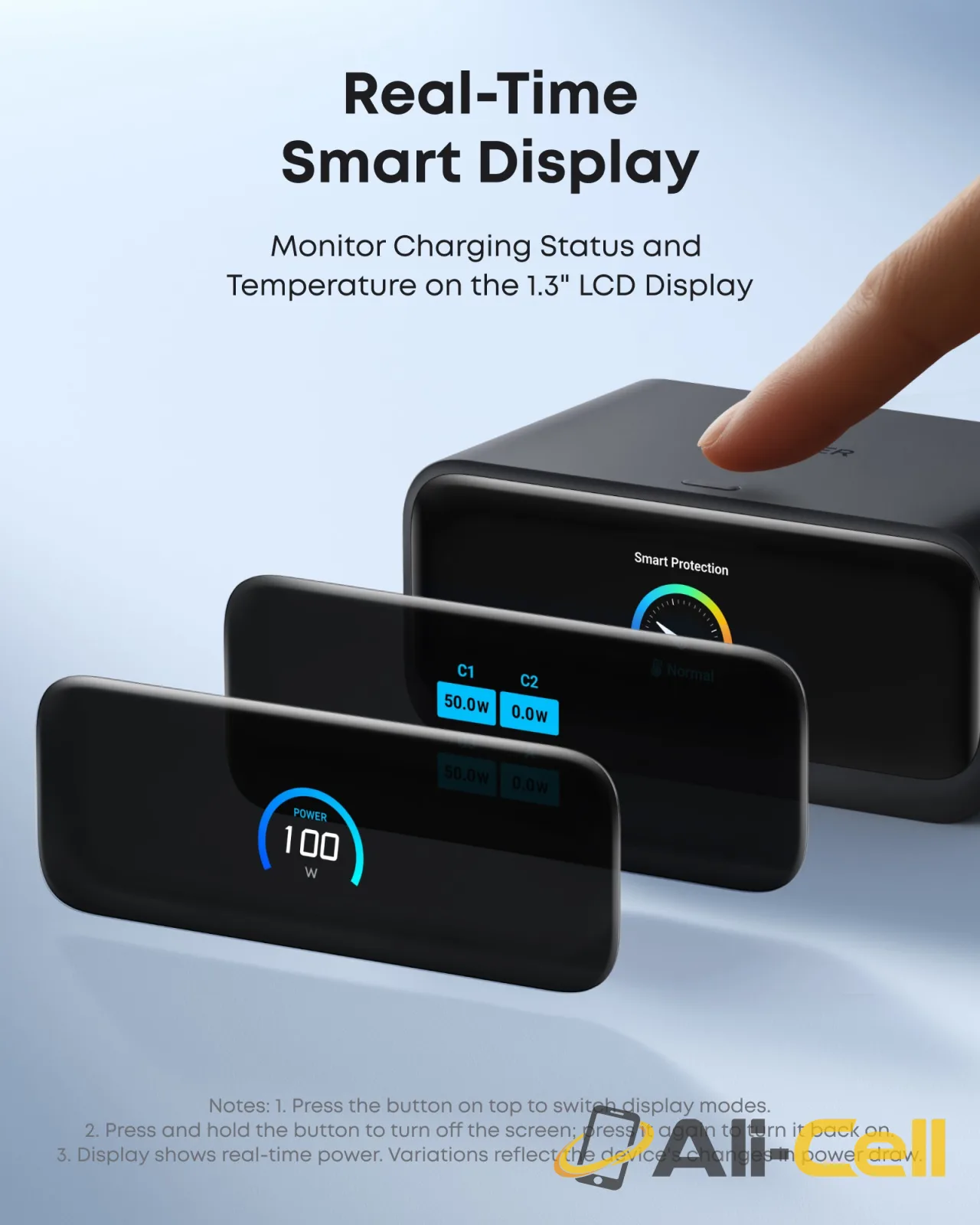 Anker Nano Charging Station (7-in-1, 100W) (Aurora White) — 7