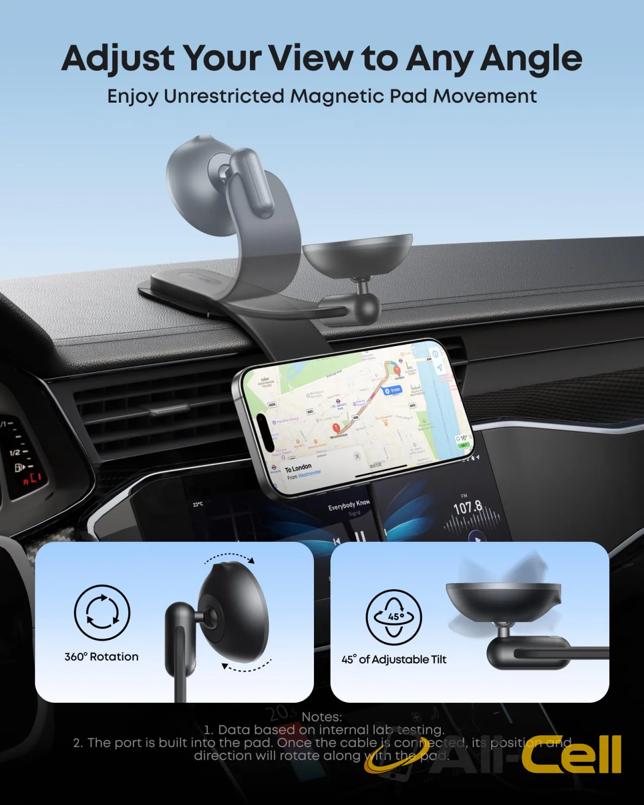 Anker Nano Wireless Car Charger (Magnetic, Detachable Pad) — 5