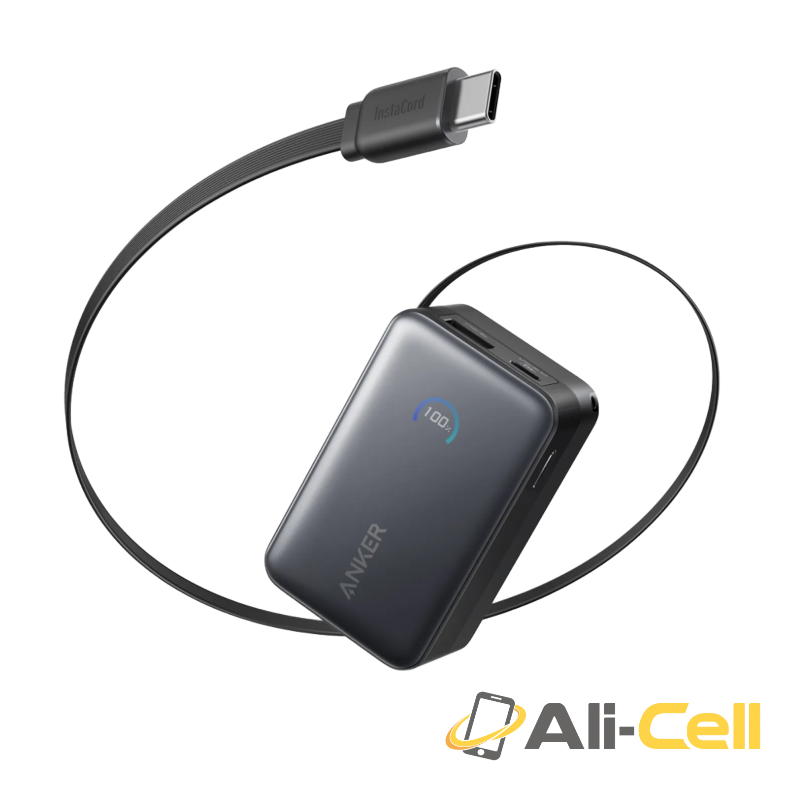 Anker Nano Power Bank (10K, 45W, Built-In Retractable USB-C Cable) (Pink Aura) — 2