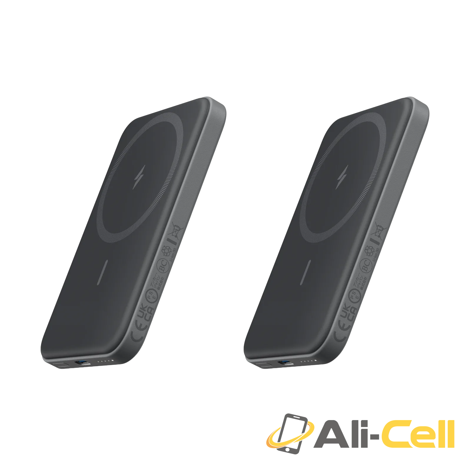 Anker 621 Magnetic Battery (MagGo) 2-Pack (Interstellar Gray 2-Pack)