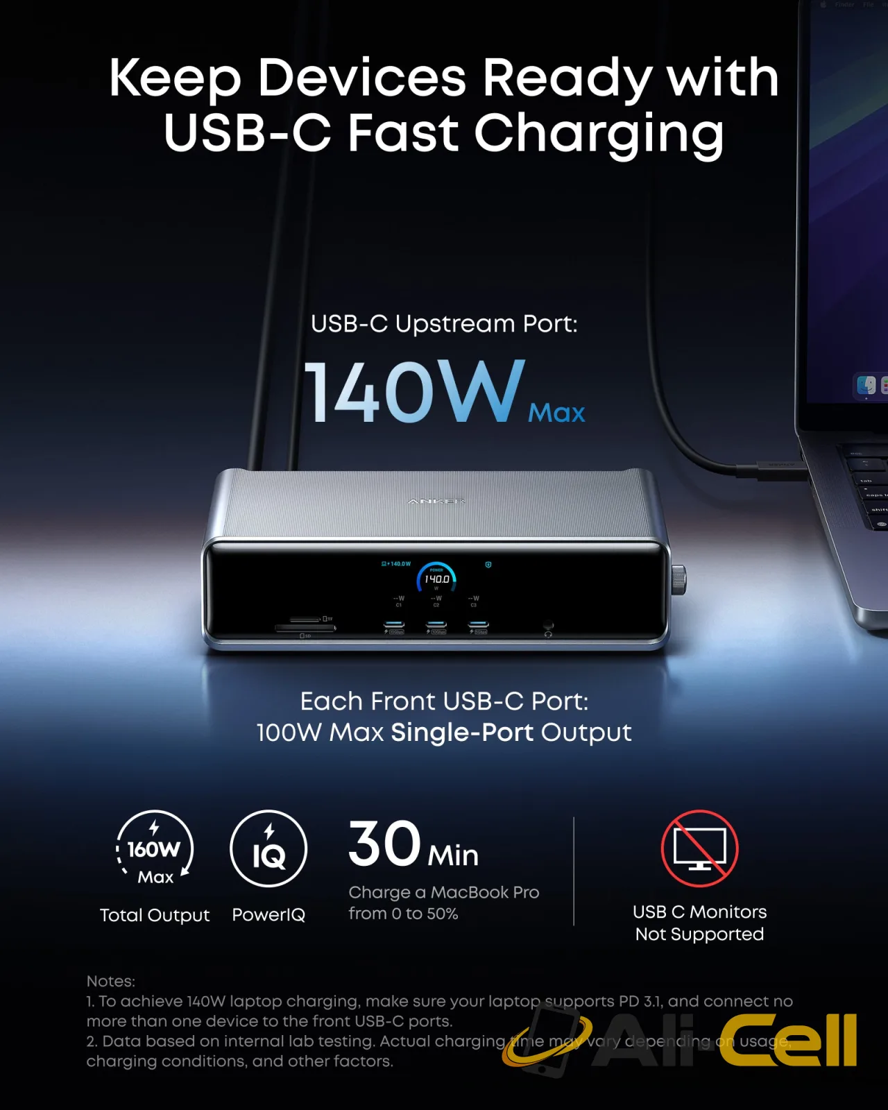 Anker Prime DL7400 Docking Station (14-in-1, Triple Display, DisplayLink) (Anker × Black Myth: Wukong (Limited Edition)) — 7