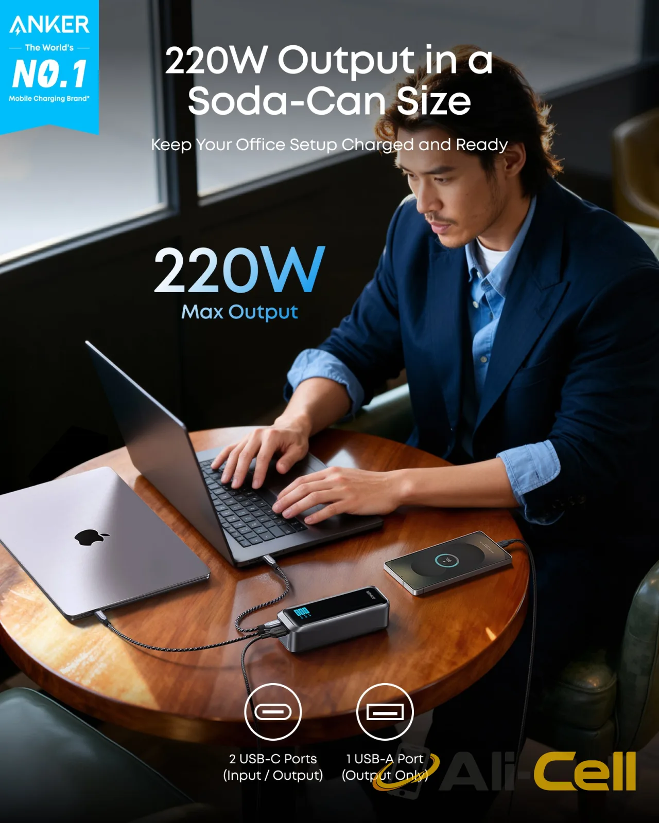 Anker Prime Power Bank (20K, 220W) — 2
