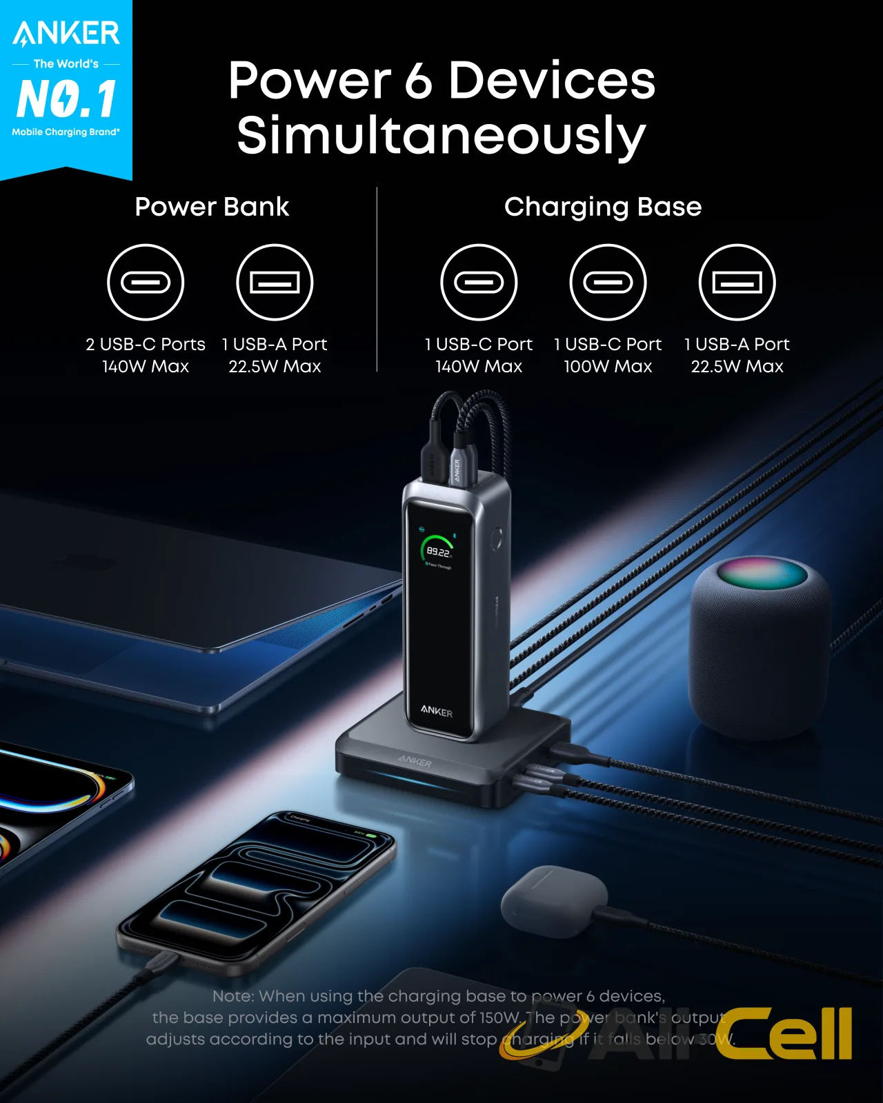 Anker Prime Power Bank (20K, 220W) with Charging Base — 2