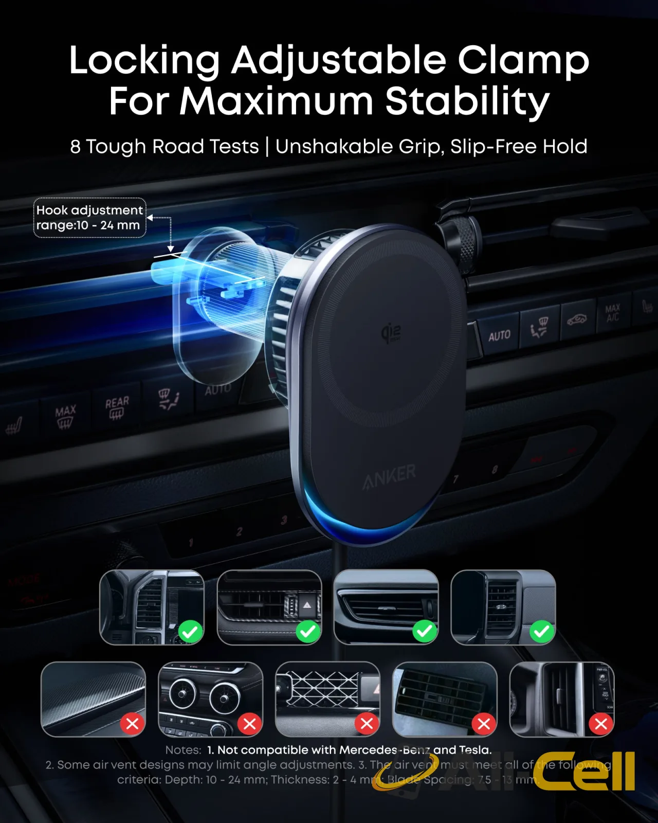 Anker Prime Wireless Car Charger (MagGo, AirCool, Pad) — 2