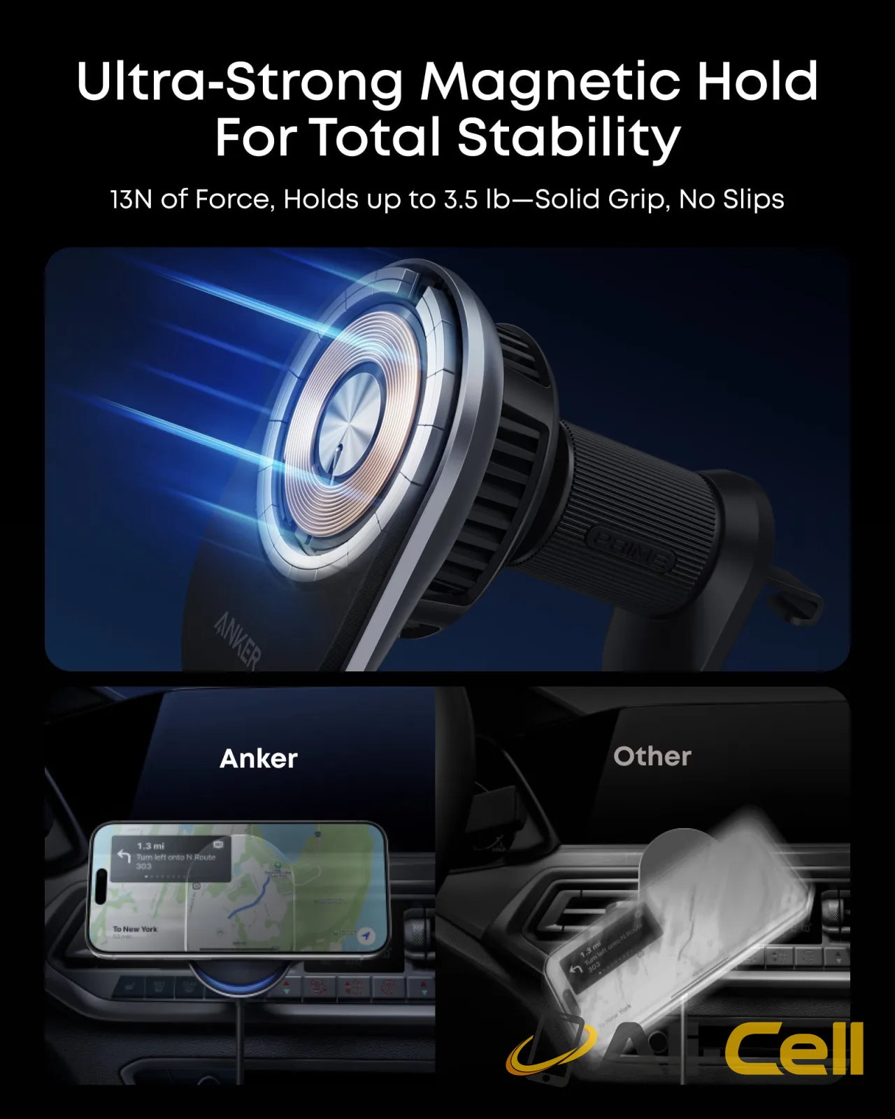 Anker Prime Wireless Car Charger (MagGo, AirCool, Pad) — 6