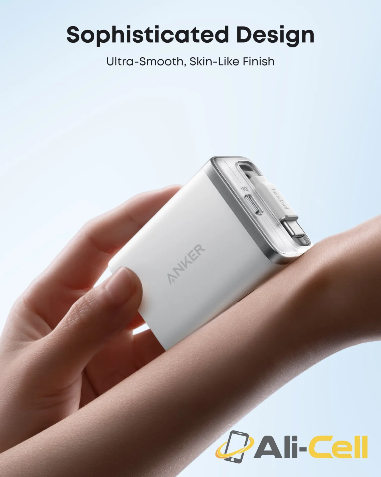 Anker Nano Charger (35W, Built-In Retractable USB-C Cable) (Shell White) — 6