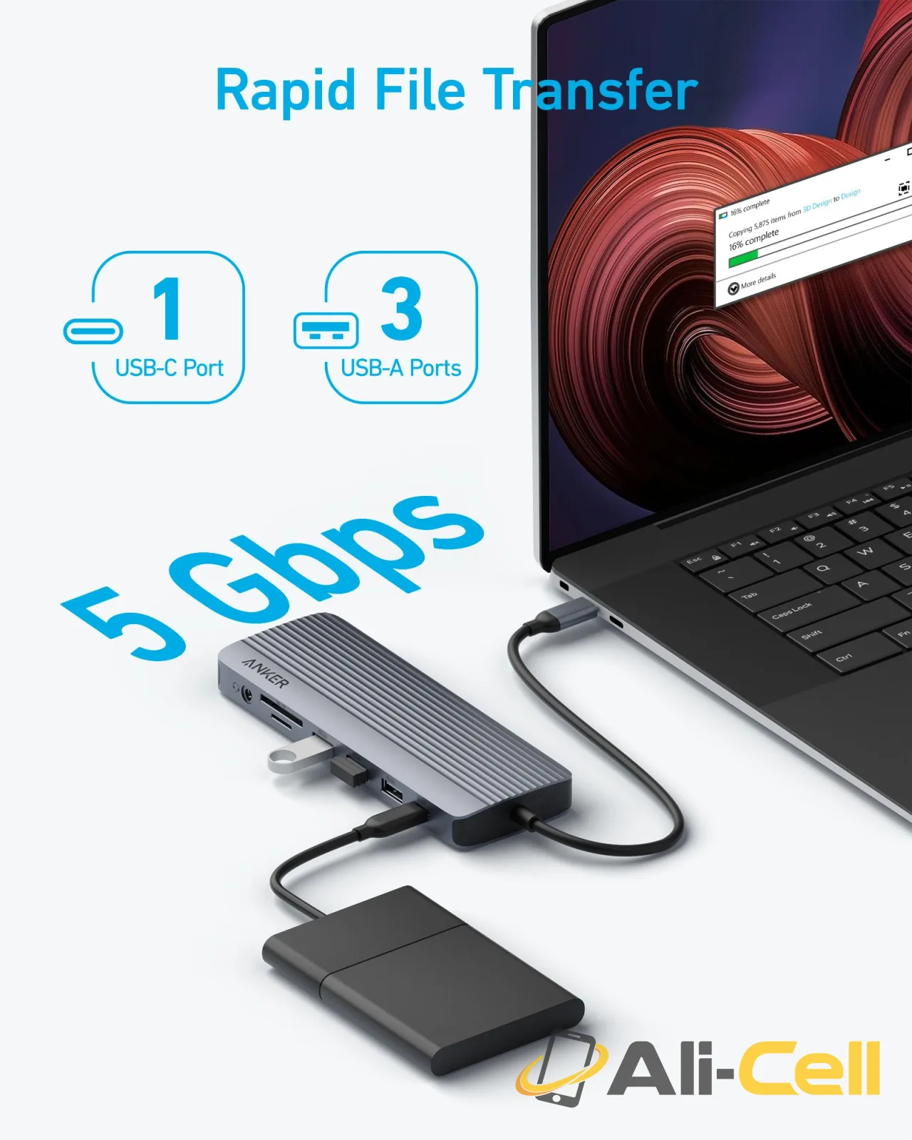 Anker USB-C Hub (14-in-1, Triple Display) — 5
