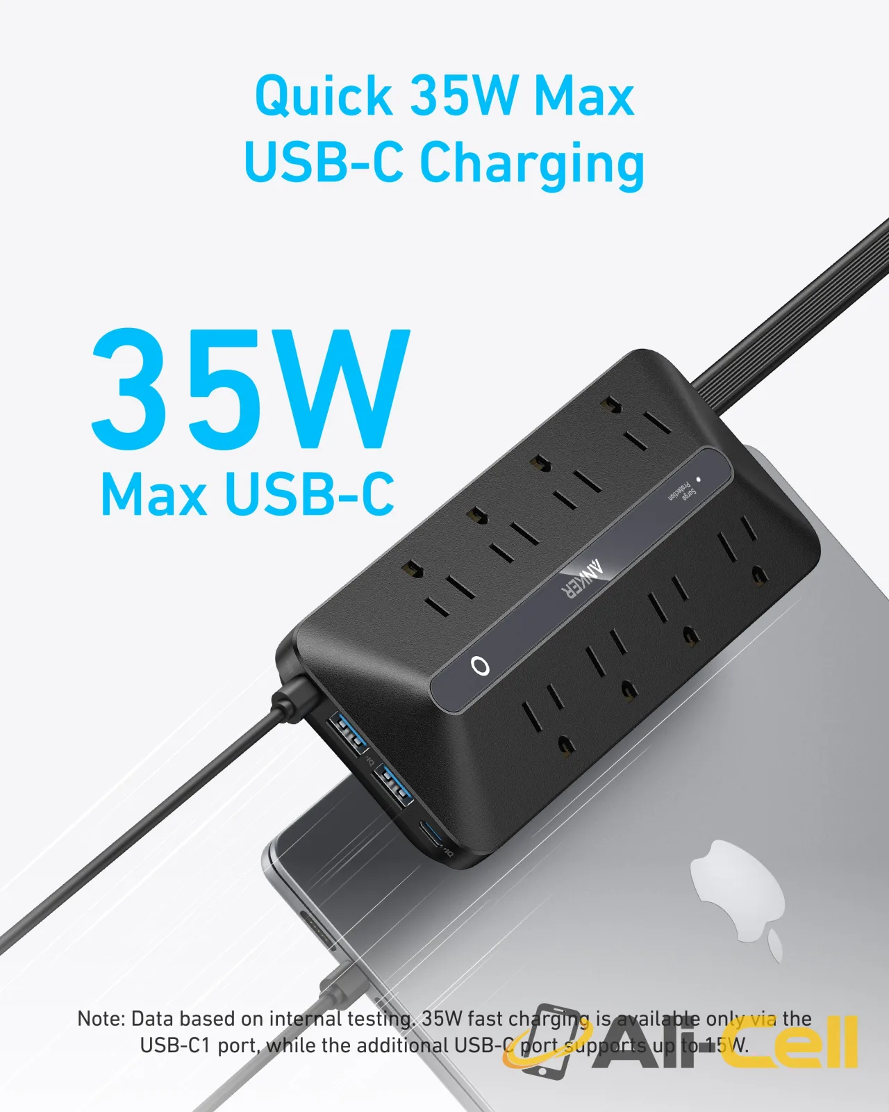 Anker USB Power Strip (12-in-1, 35W) (Black) — 3
