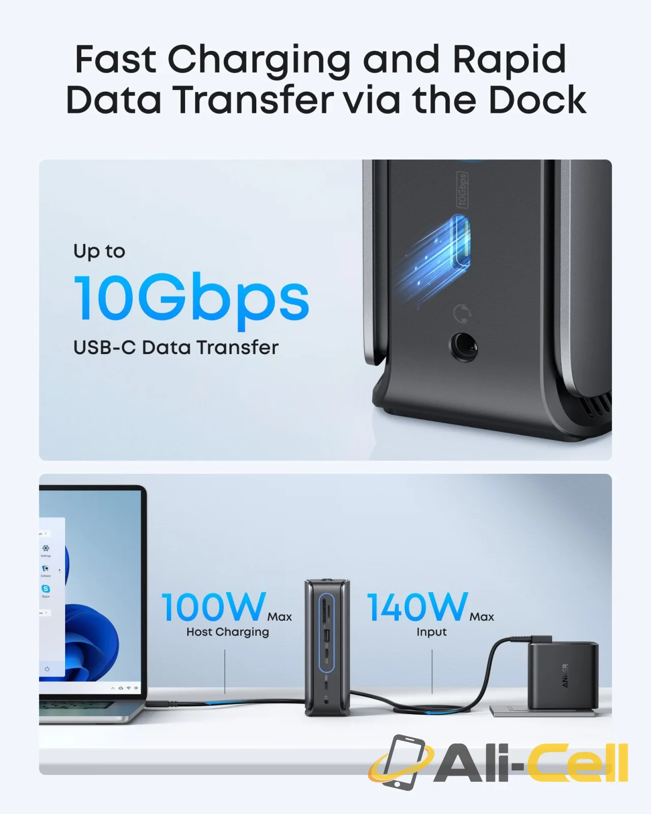 Anker Nano Docking Station (13-in-1, Triple Display, Built-In Removable Hub) — 8