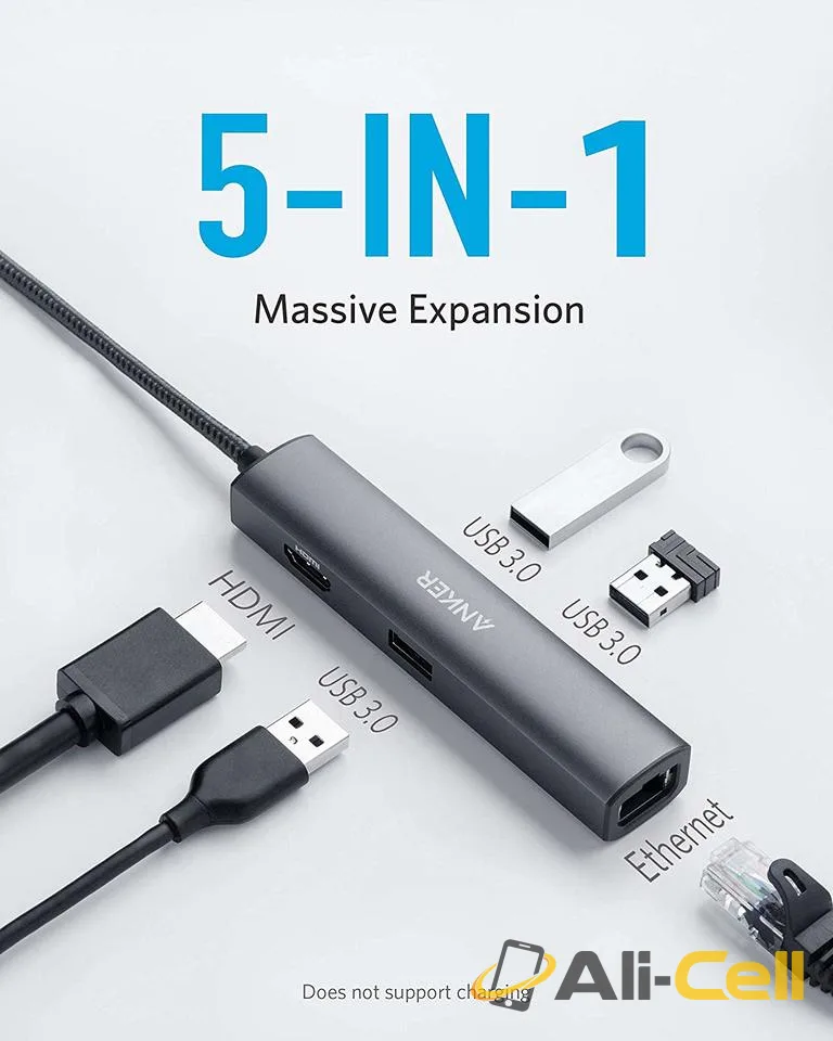 Anker 533 USB-C Hub (5-in-1, Slim) — 2