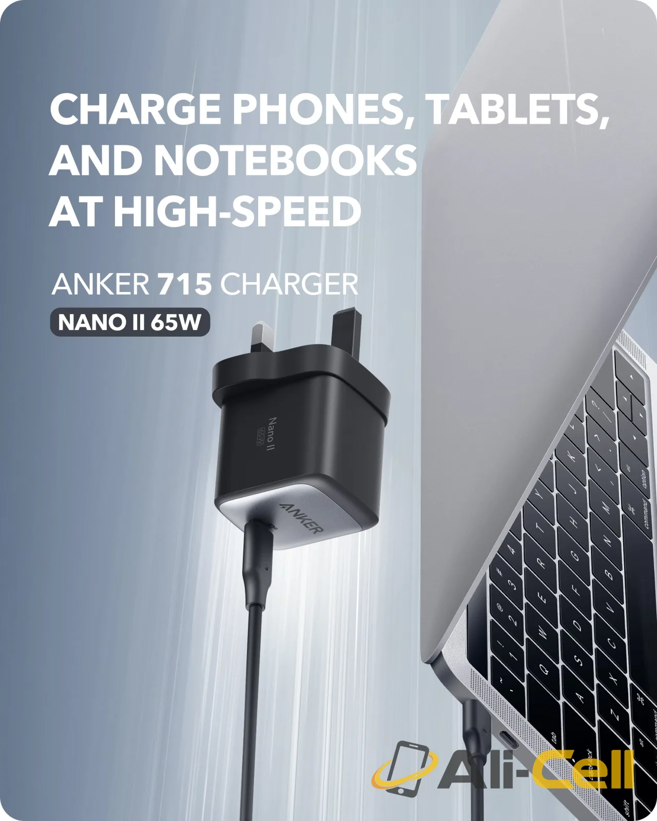 Anker 715 Charger (Nano II 65W), Fast Charging, Compact Charger — 3