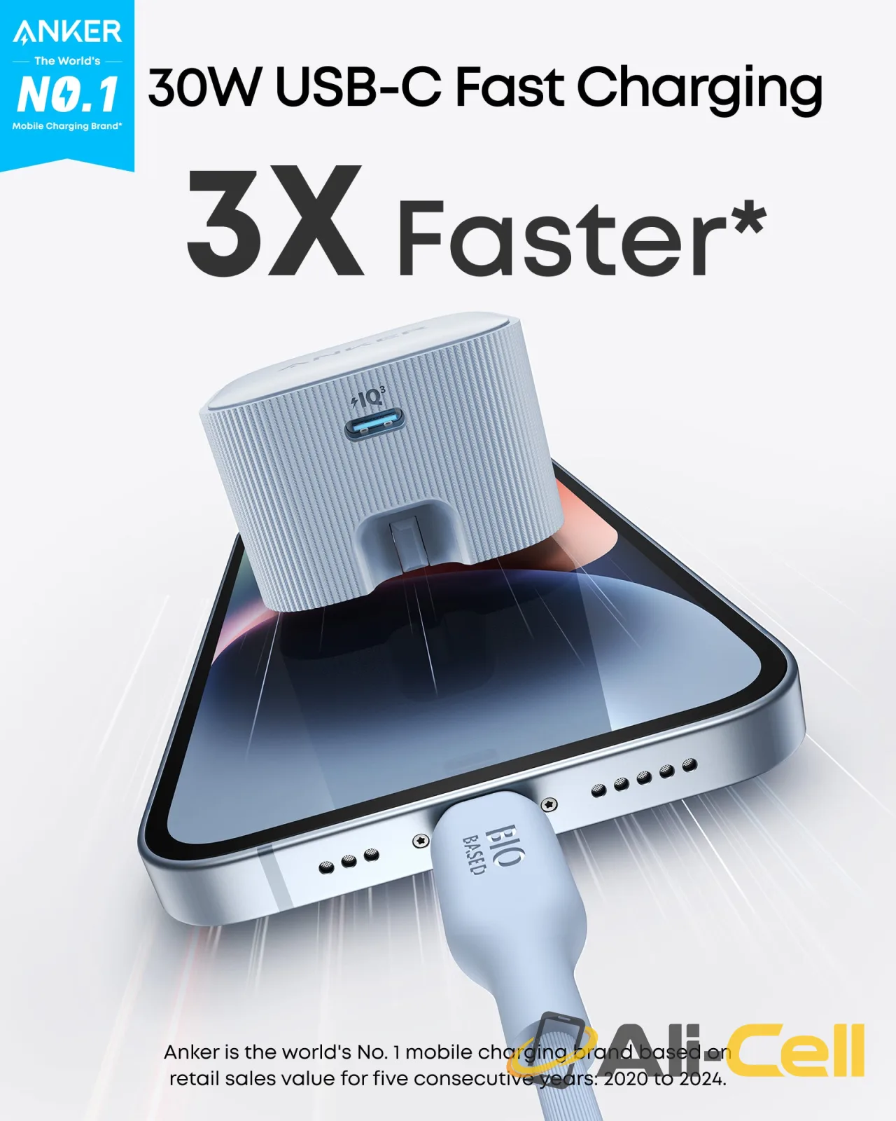 Anker Nano USB-C Wall Charger (30W) (Black Stone) — 8