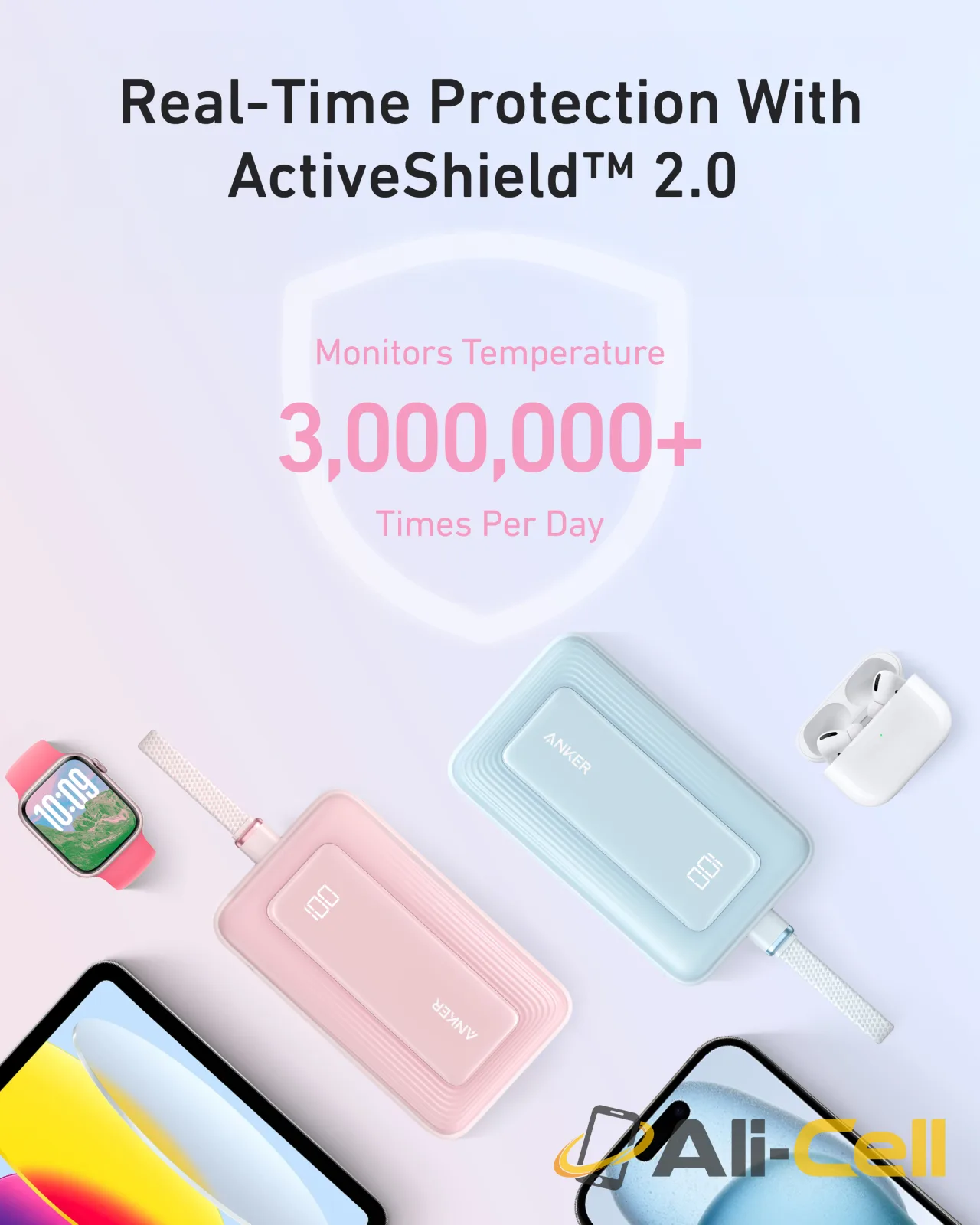 Anker Zolo Power Bank (20K, 30W, Built-In USB-C Cable) — 7