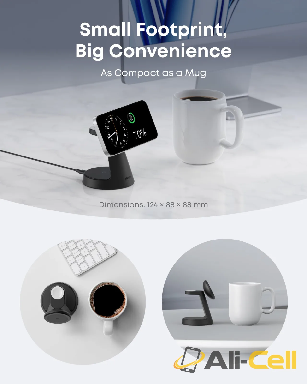 Anker MagGo Wireless Charging Station (3-in-1, Dock Stand) — 3