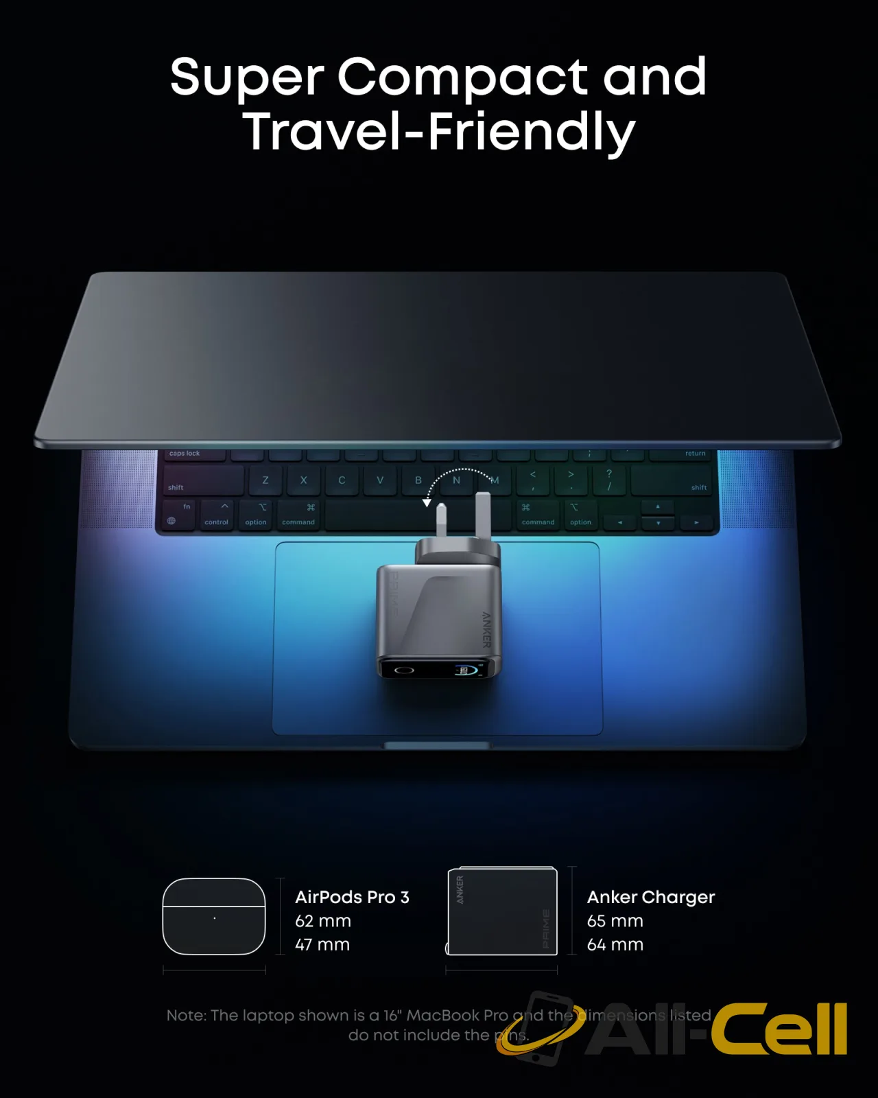Anker Prime Charger (160W, 3 Ports, Smart Display) — 7
