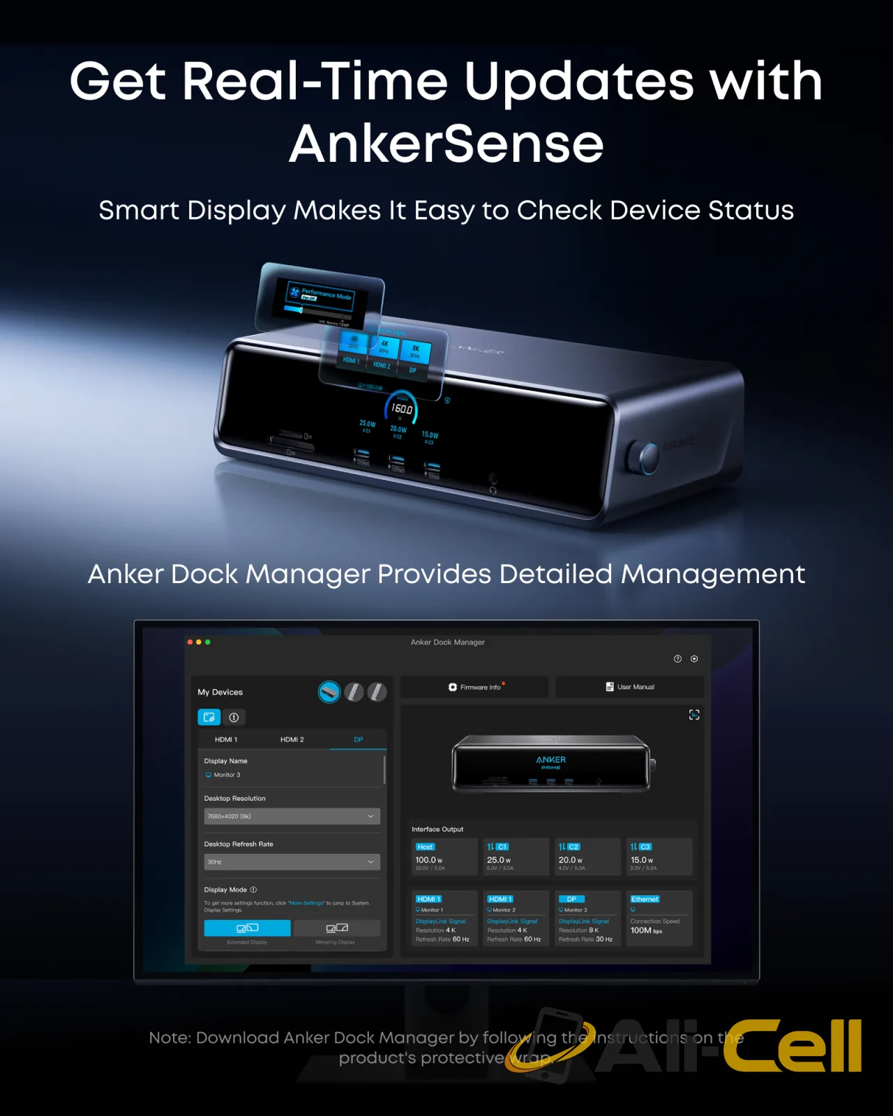 Anker Prime Docking Station (14-in-1, Triple Display, DisplayLink) with DL7400 — 5
