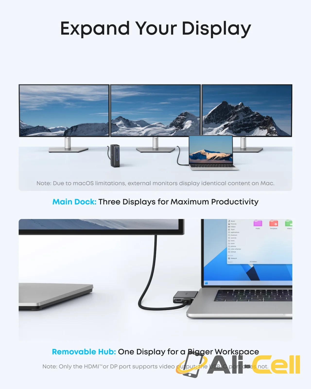 Anker Nano Docking Station (13-in-1, Triple Display, Built-In Removable Hub) — 4