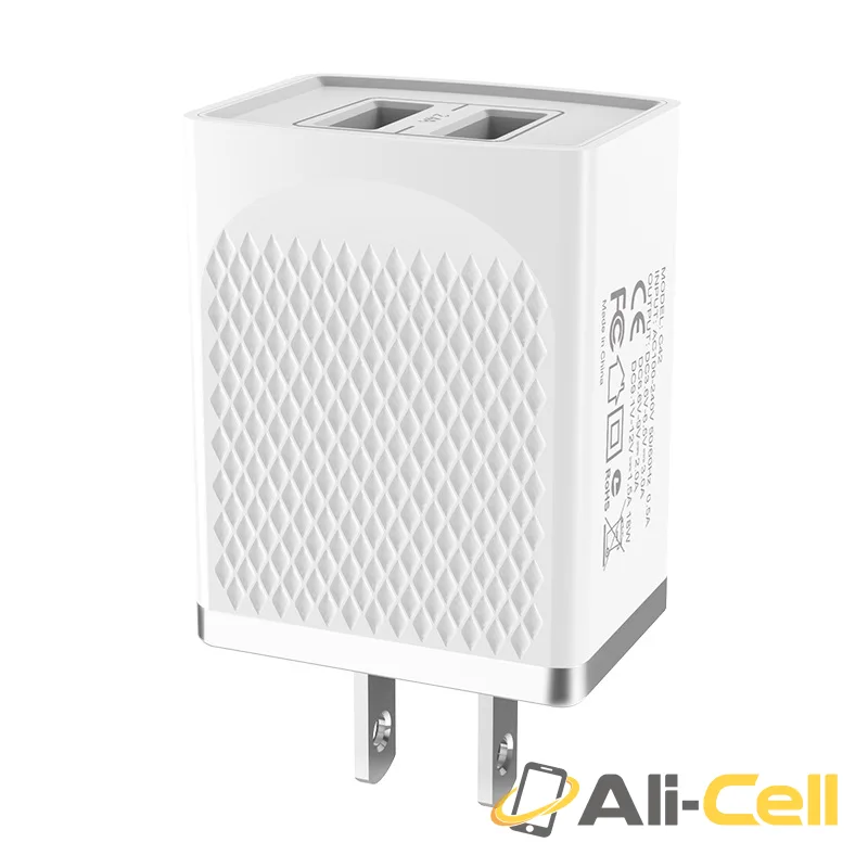 Wall charger “C43 Vast power” dual port US plug — 2