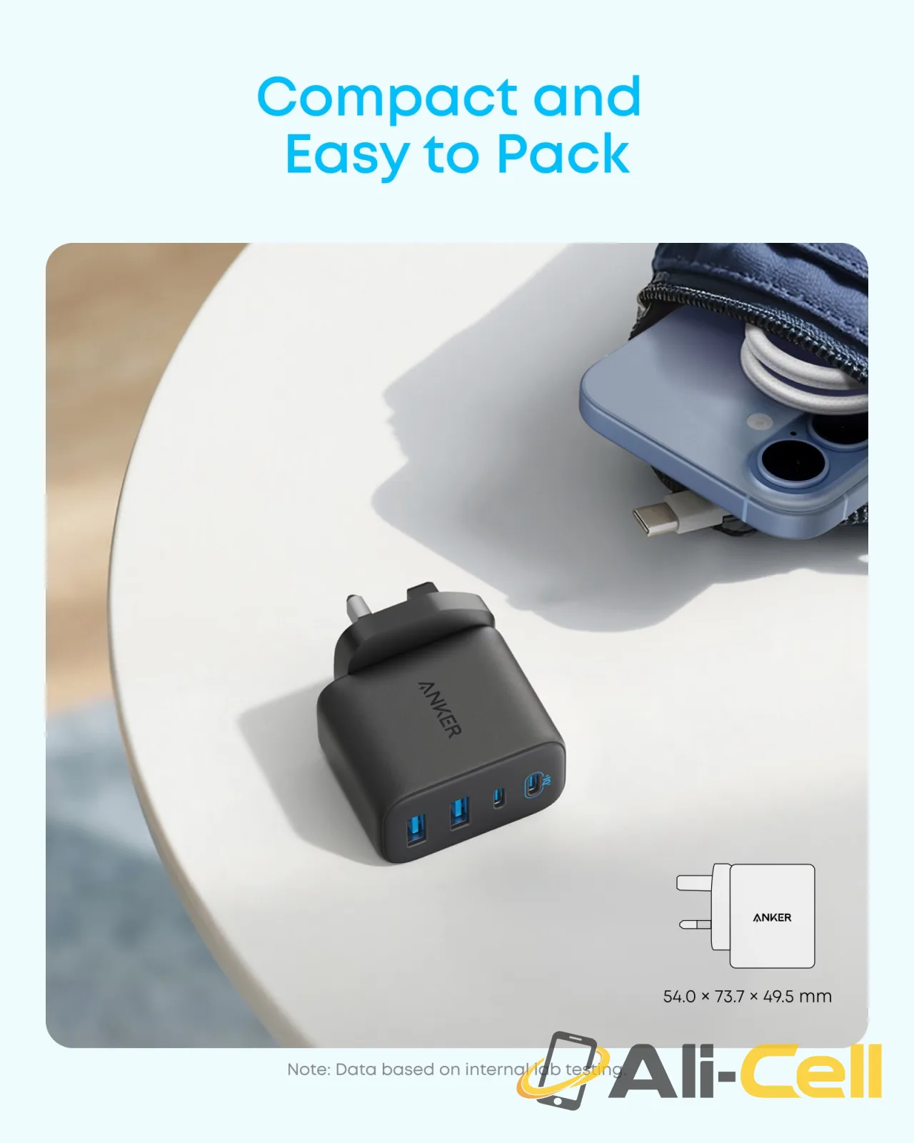 Anker Zolo Charger (50W, 4 Ports) (White) — 6