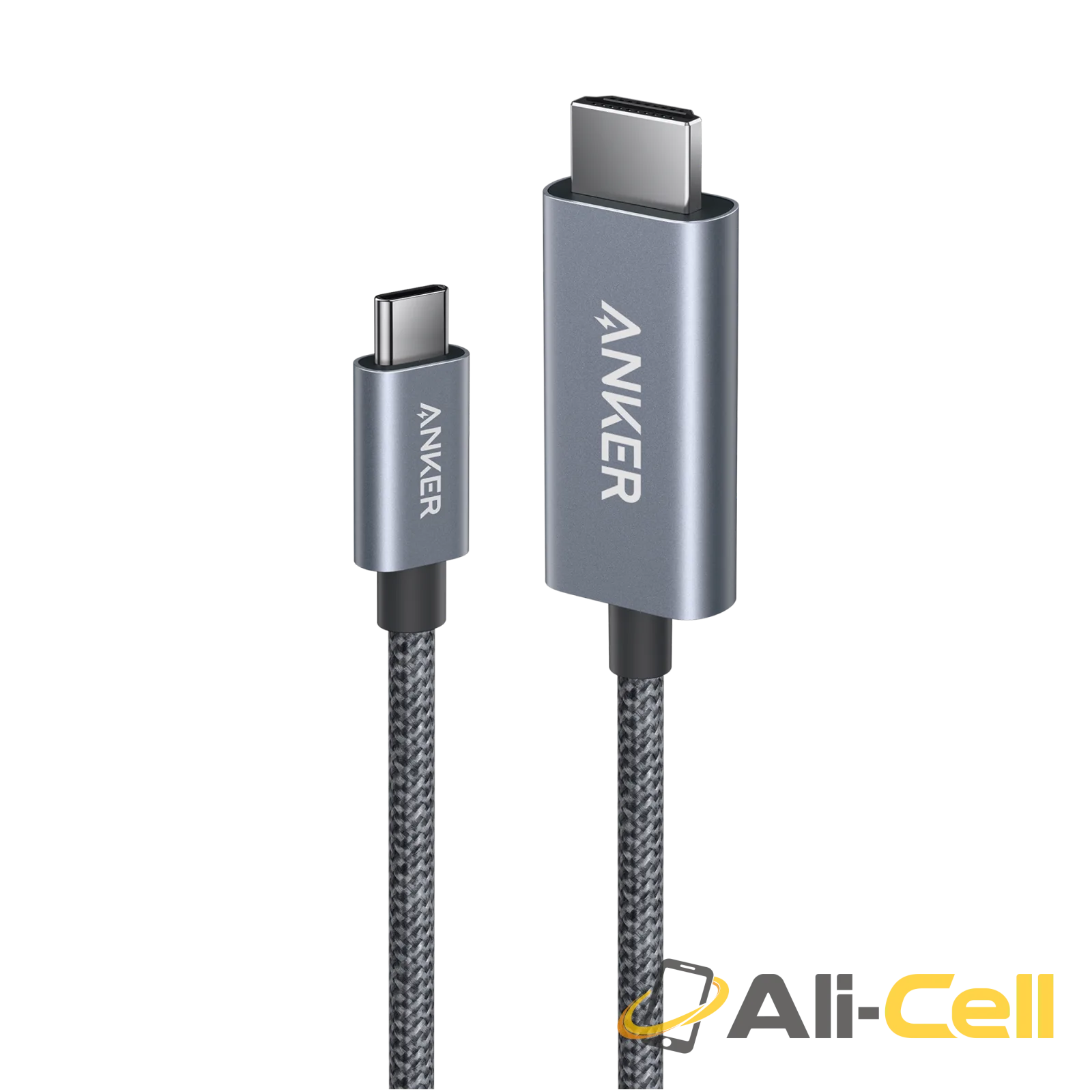 Anker HDMI Cable, 4K@60Hz Ultra-Fast Nylon-Braided USBC to HDMI Cord with Advanced Shielding, Thunderbolt 5/4/3