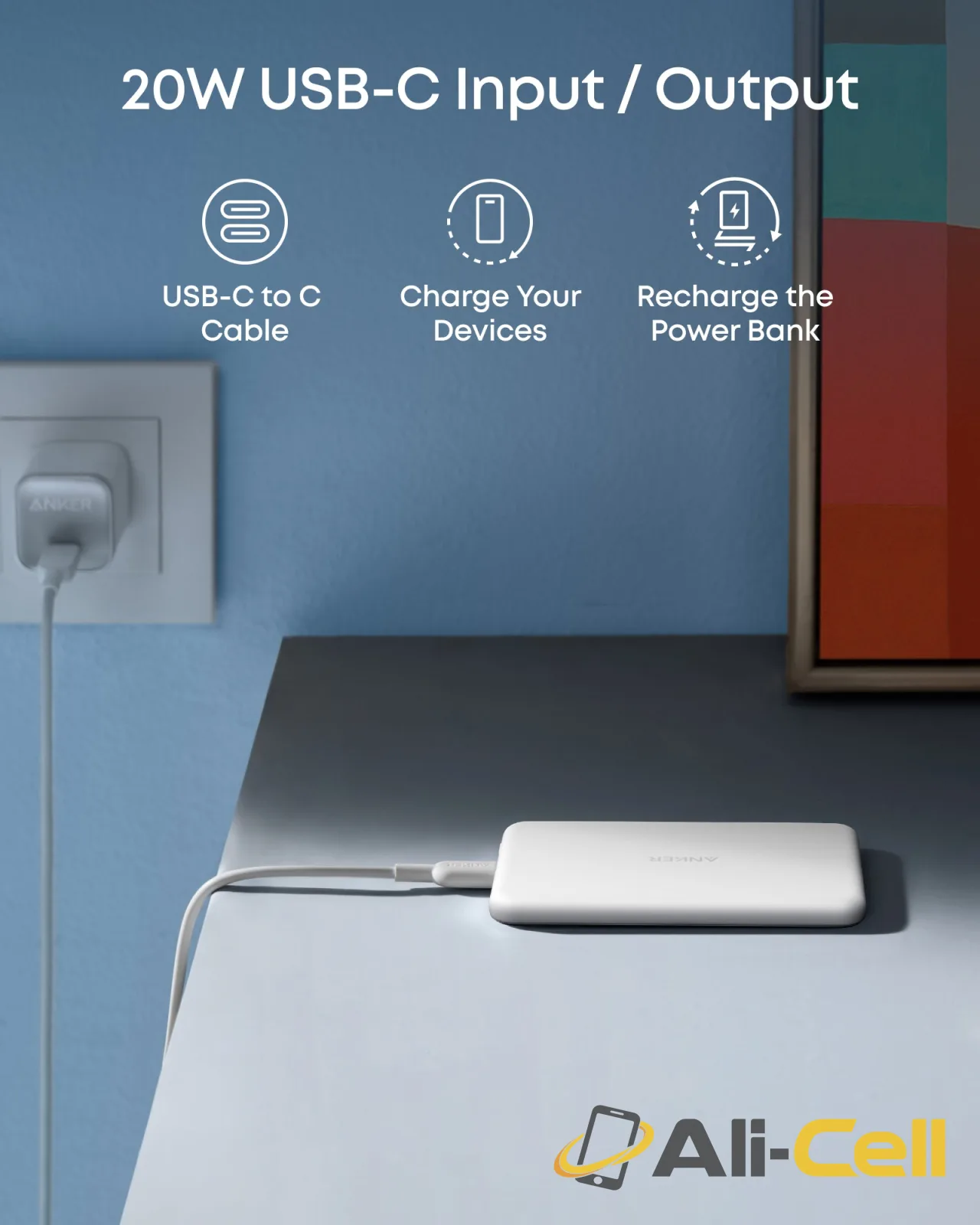 Anker MagGo Power Bank, Ultra-Slim 5,000mAh Magnetic Battery Pack — 6