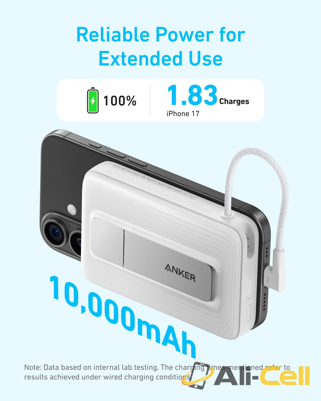 Anker Zolo Magnetic Power Bank, 10K Wireless Charger, 30W Max Fast Charging (Pink) — 4
