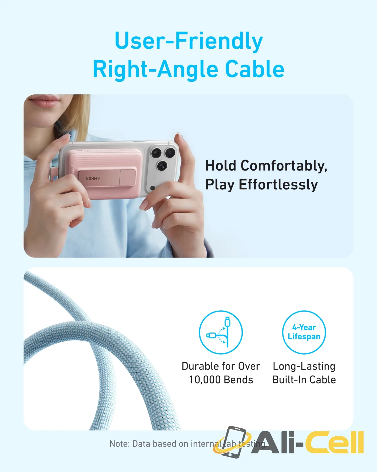 Anker Zolo Magnetic Power Bank, 10K Wireless Charger, 30W Max Fast Charging (Pink) — 6