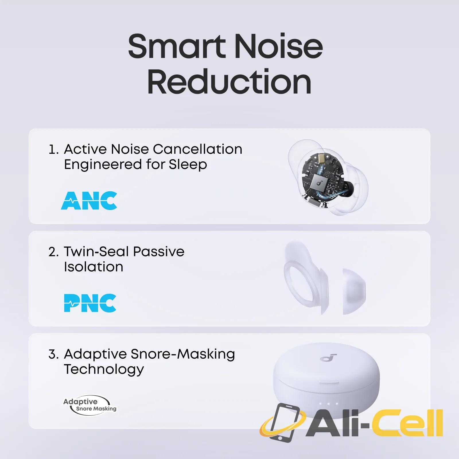 soundcore Sleep A30 | Ultra-Comfortable Sleep Earbuds with ANC — 5