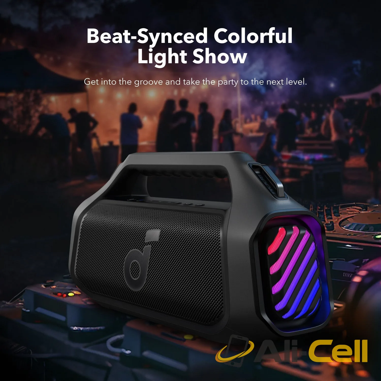 soundcore Boom 2 Plus | Outdoor Bluetooth Speaker, 140W Sound and RGB Lights (Phantom Black) — 4