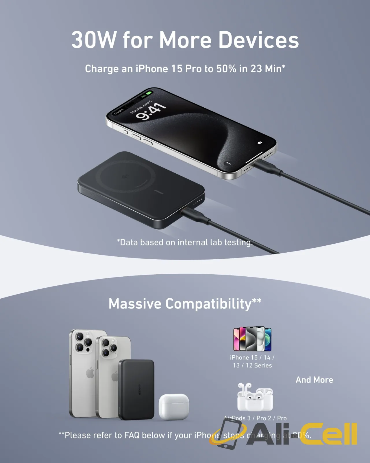 Anker MagGo Power Bank (10K, 15W Wireless) + Anker Nano Power Bank (5K, 15W Wireless) (Black) — 6