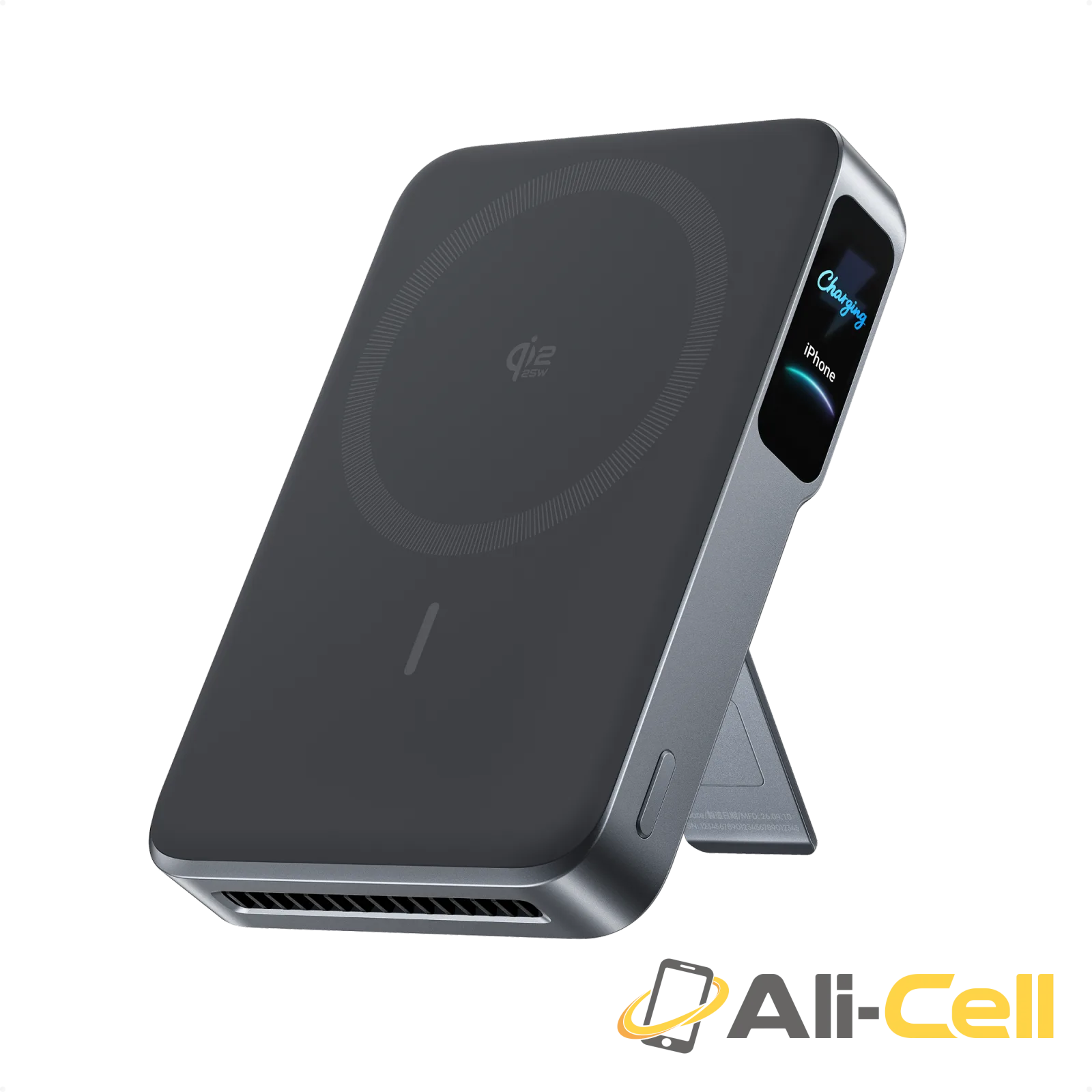 Anker MagGo Power Bank 2 Pro, Qi2 25W 10,000mAh Battery with Cooling Fan (Polar Night Blue) — 2