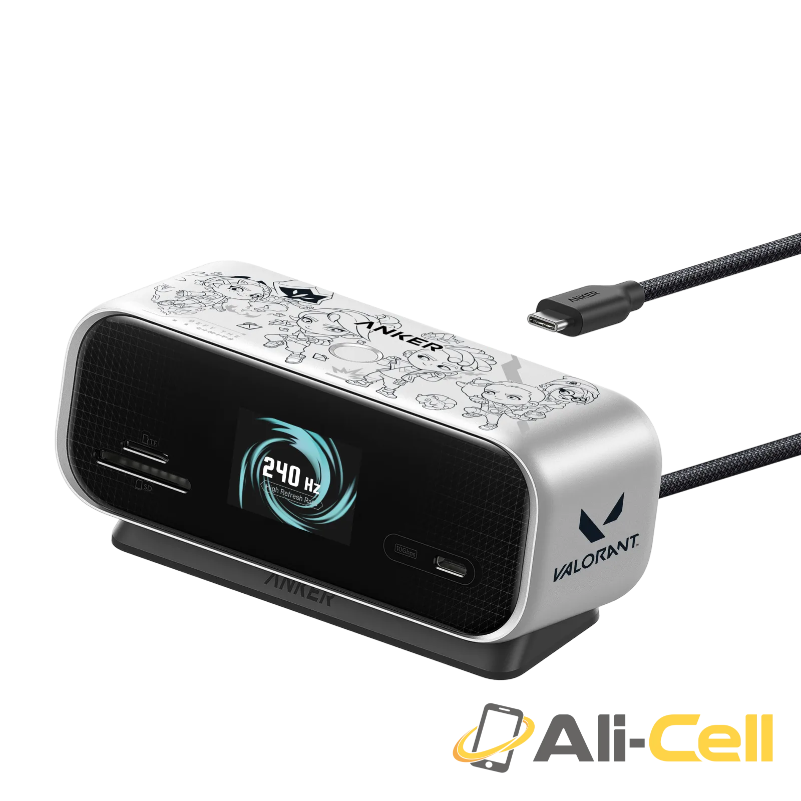 Anker Nano 10-in-1 USB C Hub, Smart Display Hub, VALORANT Limited Edition