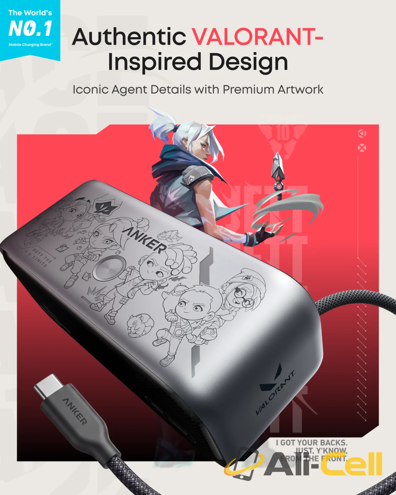 Anker Nano 10-in-1 USB C Hub, Smart Display Hub, VALORANT Limited Edition — 2