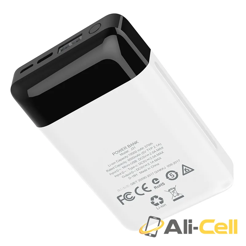 Power bank “J31 Power pride” 10000mAh with LED — 3