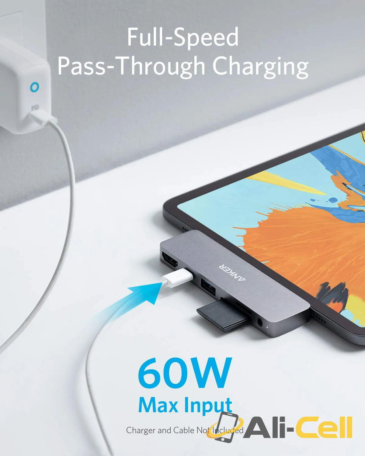 PowerExpand Direct 6-in-1 USB-C PD Media Hub — 6