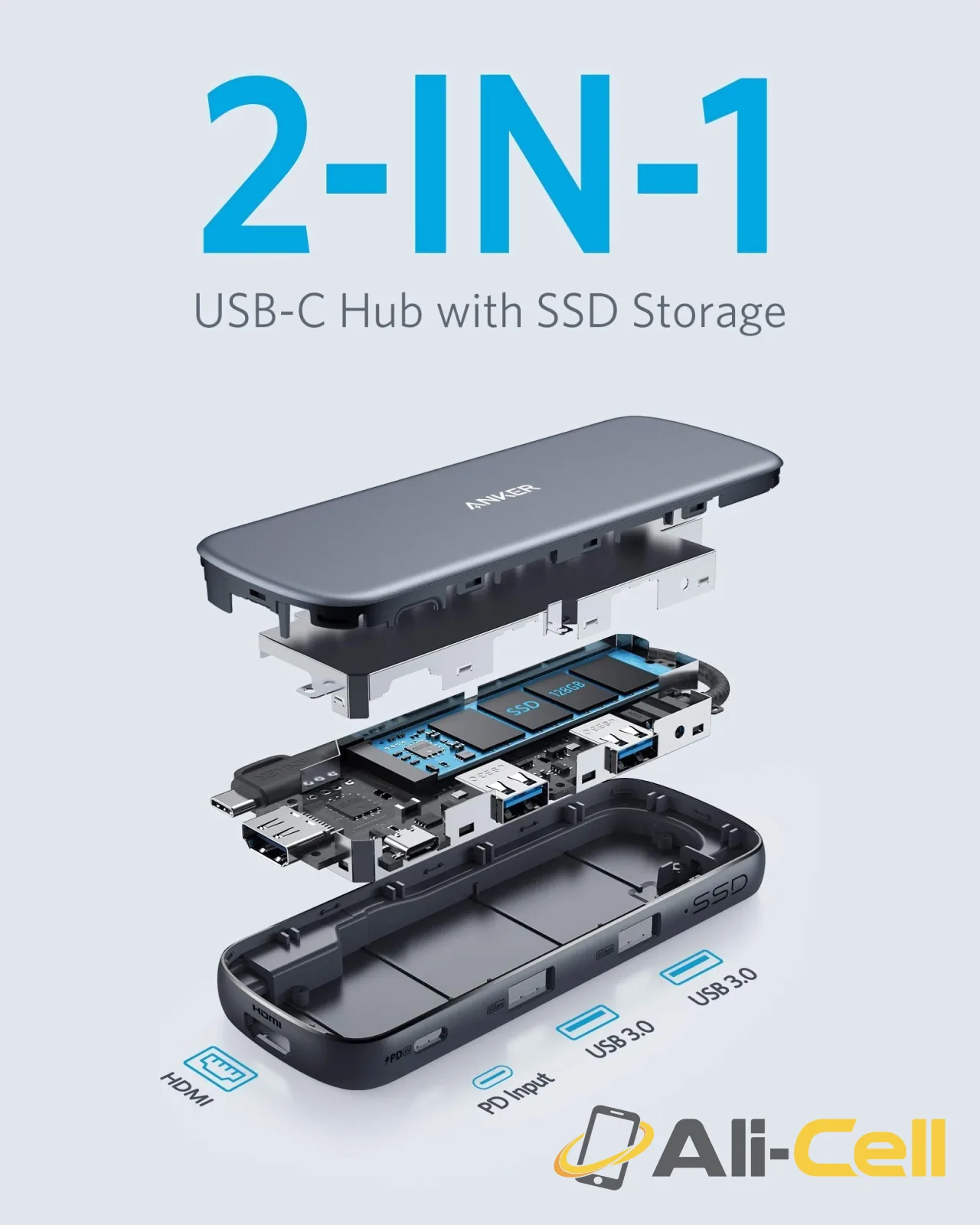 PowerExpand 4-in-1 SSD USB-C Hub — 2