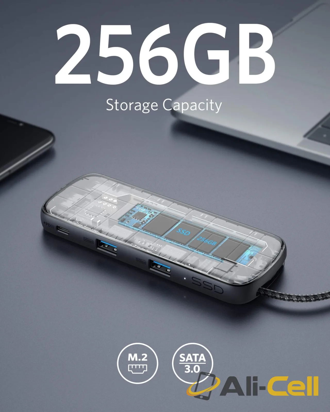 PowerExpand 4-in-1 SSD USB-C Hub — 3